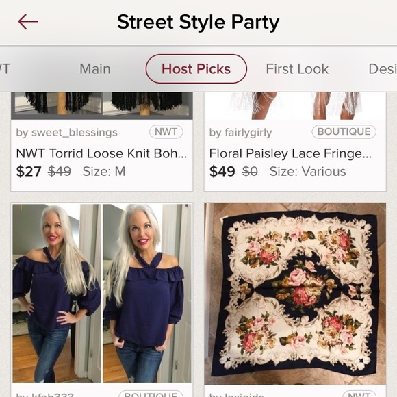 LAST 1❣️ Navy Echo 100% Silk Scarf Square VINTAGE - Picture 8 of 8